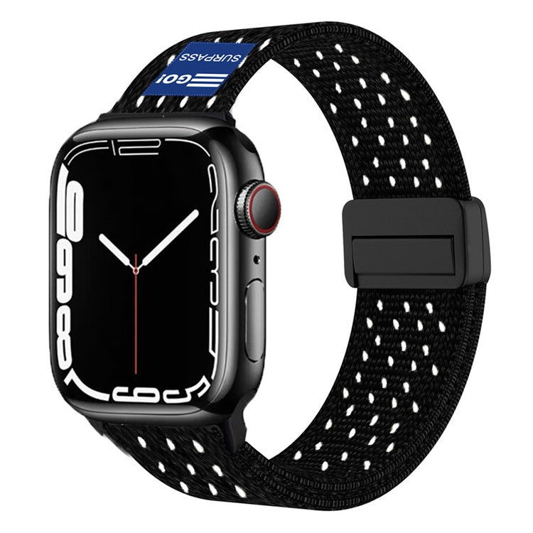 Elegant og pustende klokkerem i nylon – med spisskant for Apple Watch