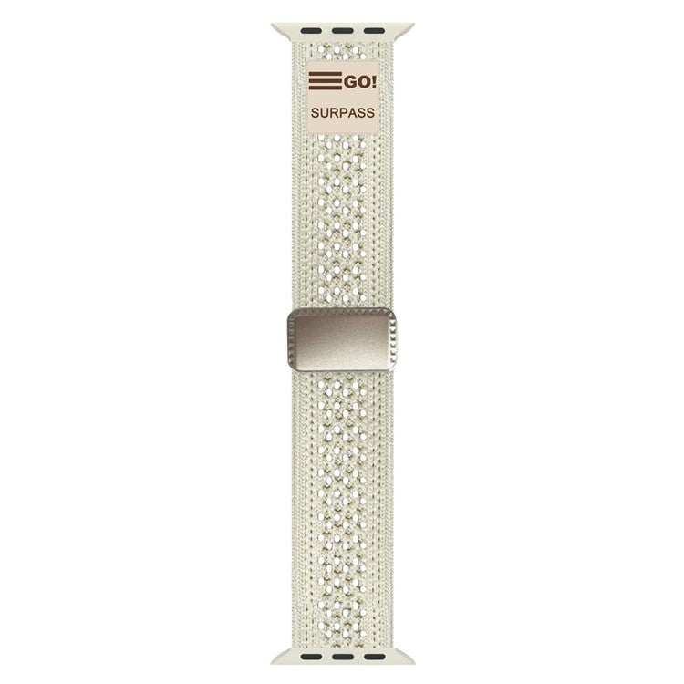 Elegant og pustende klokkerem i nylon – med spisskant for Apple Watch