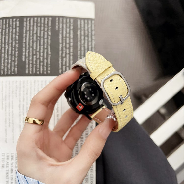 Personalisera din smartklocka med detta armband i högkvalitativt läder-Smartbandstore