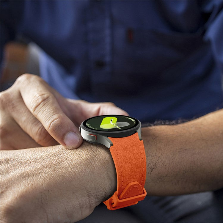 Silikon-läderarmband – för Samsung Galaxy Watch-serien-Smartbandstore