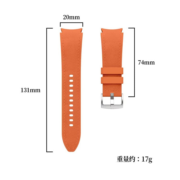 Silikon-läderarmband – för Samsung Galaxy Watch-serien-Smartbandstore