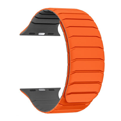 Magnetiskt silikonarmband för Apple Watch – bekvämt, justerbart och stilrent