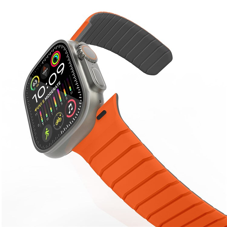 Magnetiskt silikonarmband för Apple Watch – bekvämt, justerbart och stilrent