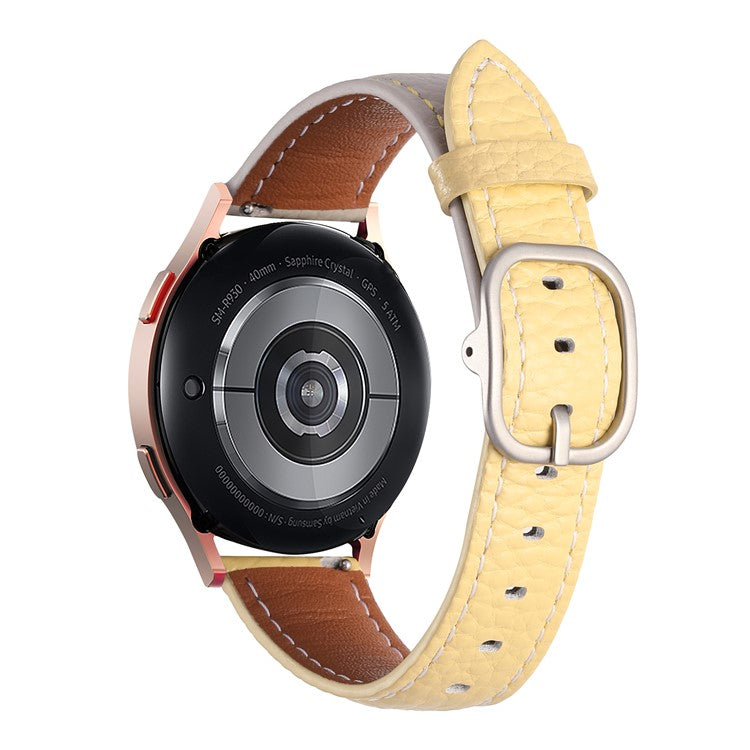 Gør din smartwatch personlig med denne rem i høj kvalitet læder